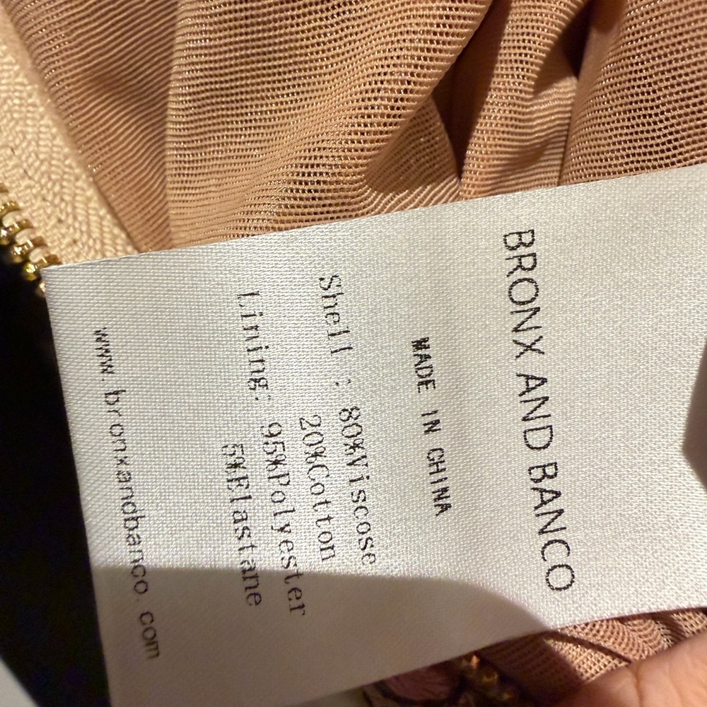 Bronx and Banco Strapless Floral Appliqué Midi Dress in Pink, Purple & Green - Picture 12 of 16